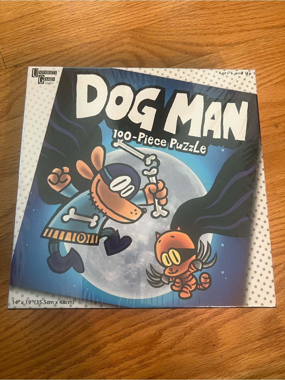niversity Games, Dog Man and Cat Kid 100-piece Puzzle
